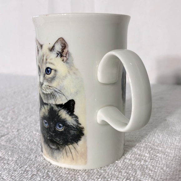 Vintage Dunoon Stoneware Cats’ By Deborah Pope Mug Coffee Cup - Picture 7 of 11